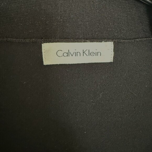 Calvin Klein Black Open Front 3/4 Sleeve Shrug - Picture 6 of 7